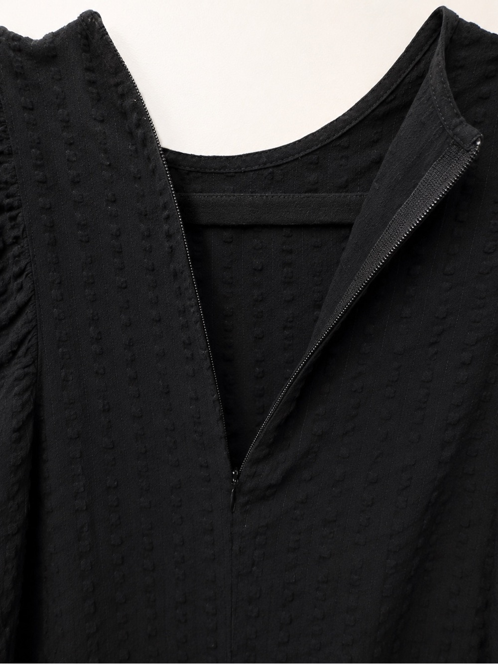 Minimum 100% Cotton Midi Dress Black EU 38 Minimalist Whimsigoth Dark Academia - Picture 6 of 11
